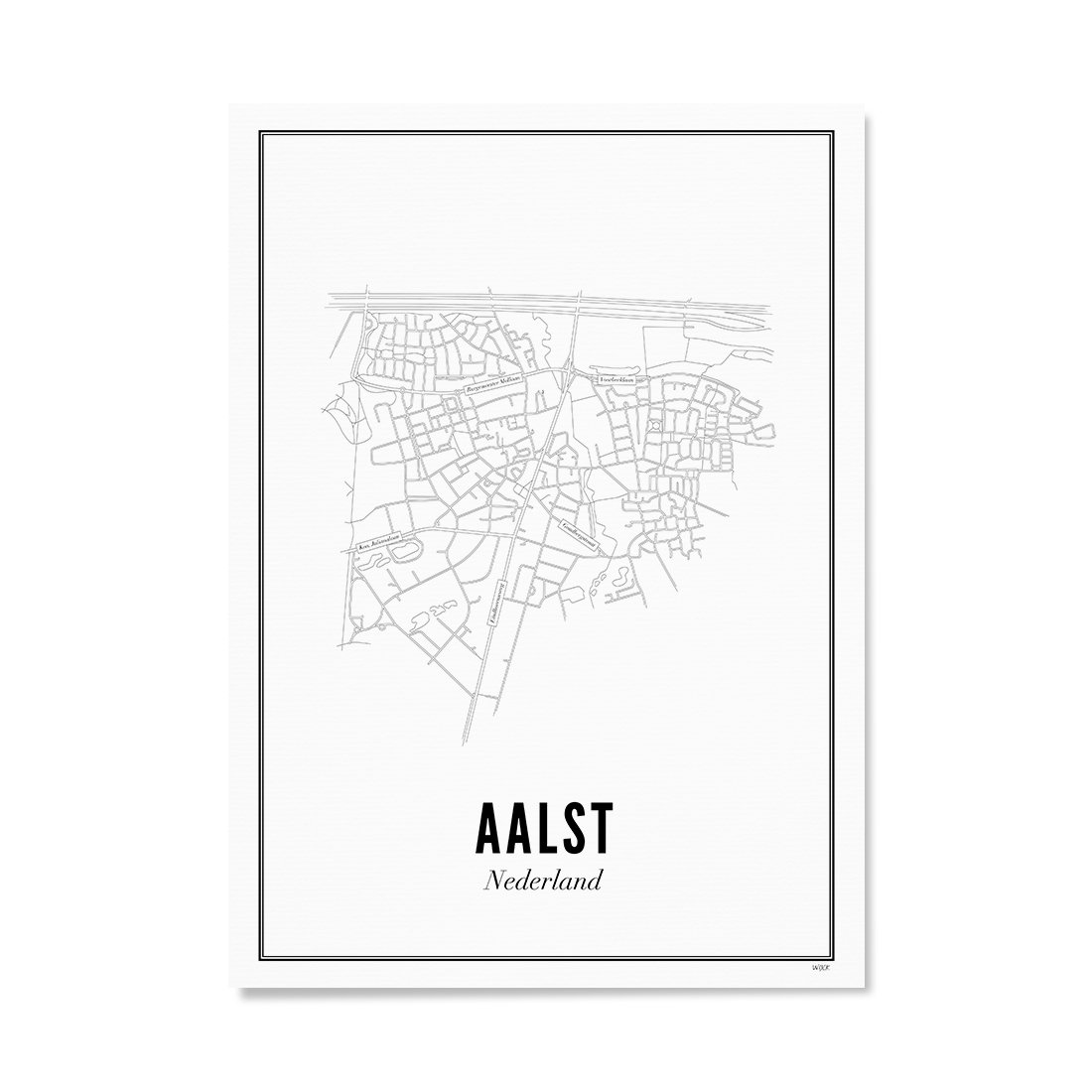 Poster van Aalst - Stad | WIJCK. 